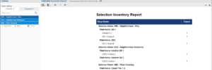 Selection Inventory Report